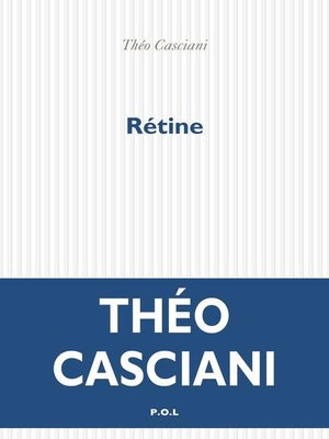 cover image of Rétine